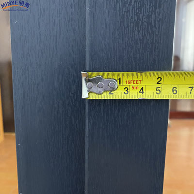 Porta de vidro temperado duplo UPVC à prova de vento porta de dobradiça vertical para porta de encosto de PVC durável