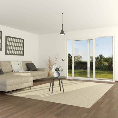 Porta deslizante de vidro de PVC impermeável e resistente ao vento para porta deslizante de estilo aberto UPVC