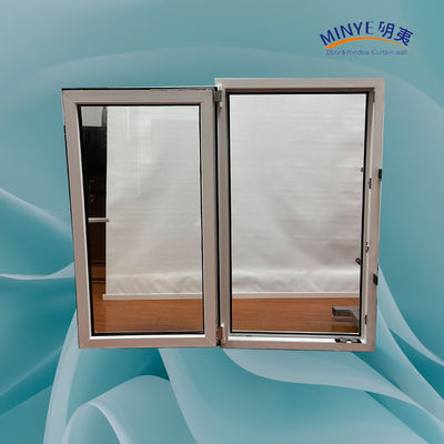 Kin Long chinês hardware superior PVC inclinação e virar janela com vidro temperado duplo