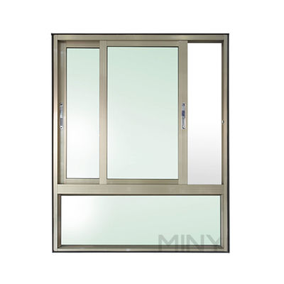 Estilo de design pós-moderno Janela de vidro de sombra de sol com perfil de alumínio 6063-T5