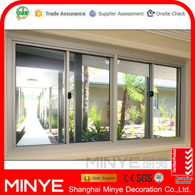 Estilo de design pós-moderno Janela de vidro de sombra de sol com perfil de alumínio 6063-T5