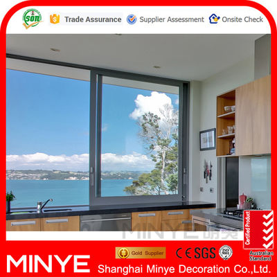 Estilo de design pós-moderno Janela de vidro de sombra de sol com perfil de alumínio 6063-T5