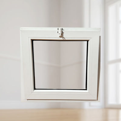 Janela invertida de PVC de tamanho personalizado de estilo europeu com excelente vedação anti-roubo