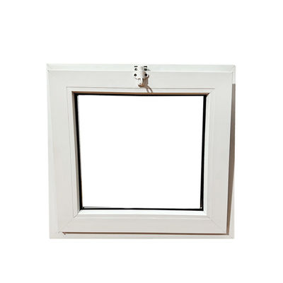Janela invertida de PVC de tamanho personalizado de estilo europeu com excelente vedação anti-roubo