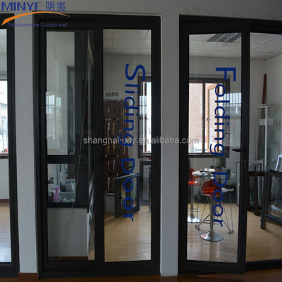 Porta deslizante de perfil de alumínio da série GOS-S T110 para sala de conferências Espessura do perfil 2,0 mm