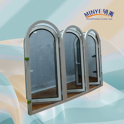 Janela de revestimento de UPVC de design moderno com boa resistência à corrosão e alta resistência