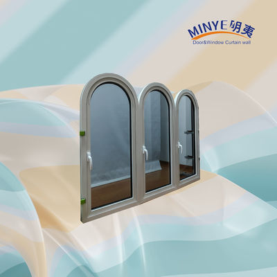 Janela de revestimento de UPVC de design moderno com boa resistência à corrosão e alta resistência
