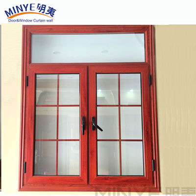 Hardware Big Window Alumínio Janela de vidro Design mais recente com abertura horizontal