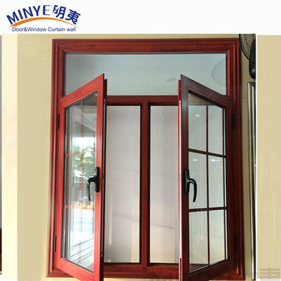Hardware Big Window Alumínio Janela de vidro Design mais recente com abertura horizontal