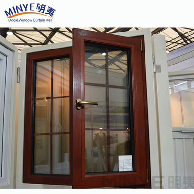 Hardware Big Window Alumínio Janela de vidro Design mais recente com abertura horizontal