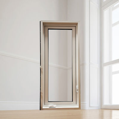 Janela de revestimento de UPVC de design moderno com boa resistência ao vento e hardware chinês superior