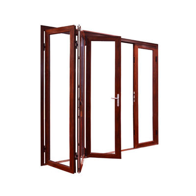 Isolamento acústico de portas dobráveis de alumínio de 30-40DB Design para Grilles House Exterior