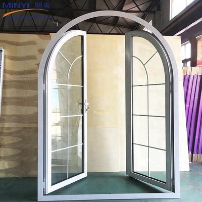 Ferramentas alemãs e material de liga de alumínio utilizado para portas francesas arco UPVC porta de entrada principal