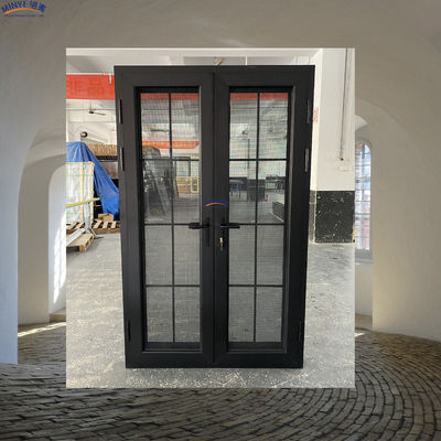 Porta de alumínio feita de liga de alumínio para design moderno e controle de insetos