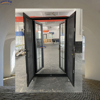 Porta de alumínio feita de liga de alumínio para design moderno e controle de insetos