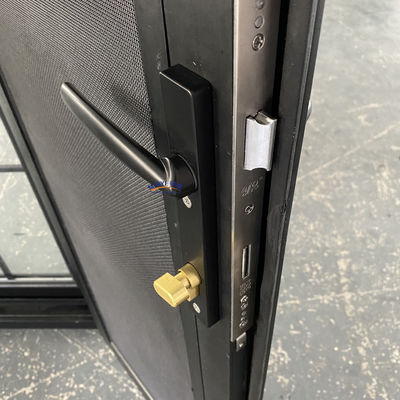 Porta de alumínio feita de liga de alumínio para design moderno e controle de insetos