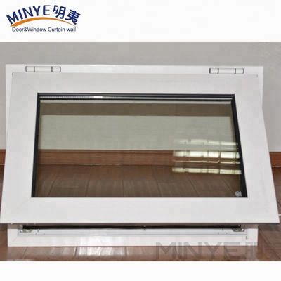 Swing Open Normal PVC Perfil Cor Personalização UPVC/PVC Horizontalmente giratório Single Hang Windows