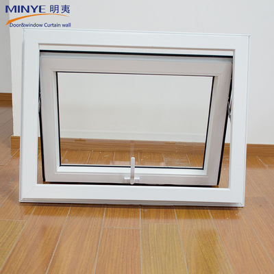 Swing Open Normal PVC Perfil Cor Personalização UPVC/PVC Horizontalmente giratório Single Hang Windows