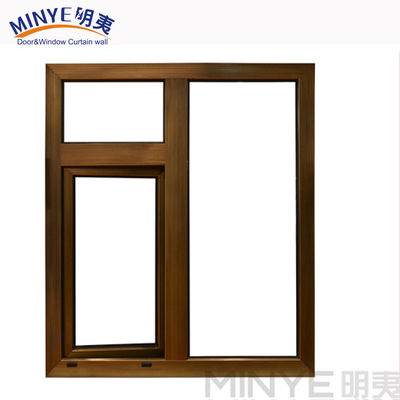 Anodizado ou revestimento em pó acabamento de alumínio liga Casement Swing Windows a preços acessíveis