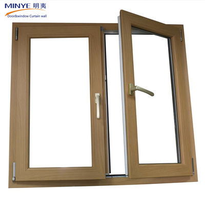Moderno Design Estilo Alumínio Casement Windows com Fly Screen e Louver Rolling