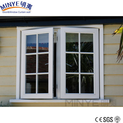 Moderno Design Estilo Alumínio Casement Windows com Fly Screen e Louver Rolling