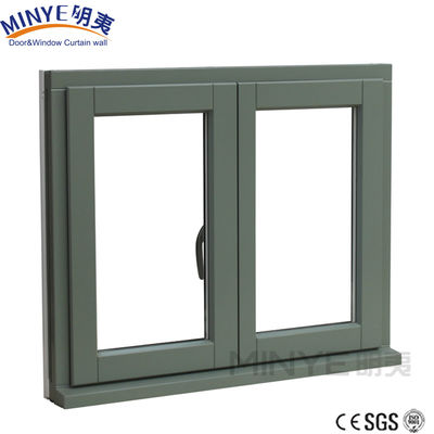 Design de grelha de janela de ferro para janela de vidro duplo em padrão horizontal