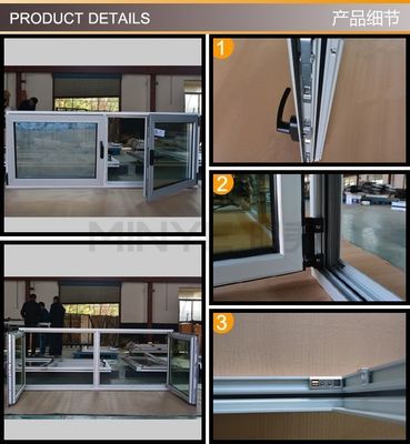 Janela de alumínio de Shanghai com abertura vertical e OEM bem-vindo