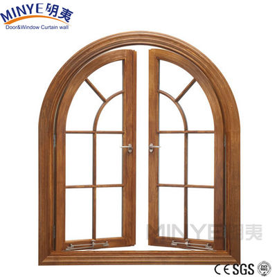 Arch Top Design Portão de casamento à prova de vento com acabamento revestido de pó em estilo rústico