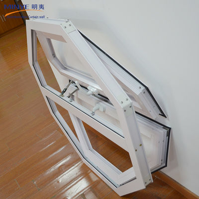 Quadro de liga de alumínio Casamento de forma octogonal Janela francesa para uma vida sofisticada
