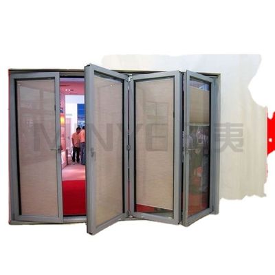 Perfil Rehau Vinyl Design Porta dobrável Duplo Temperado Duplo Vidro Opcional