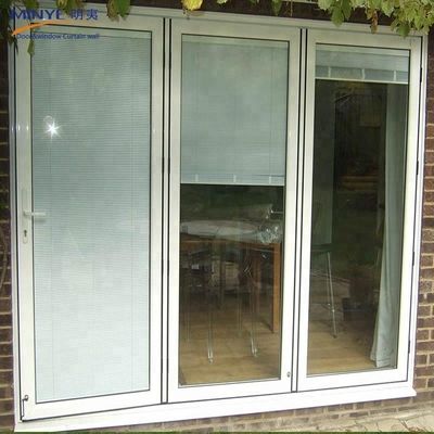 Perfil Rehau Vinyl Design Porta dobrável Duplo Temperado Duplo Vidro Opcional
