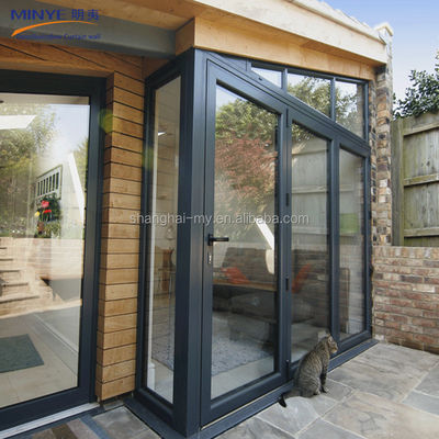 Casa Usada Porta de Vidro Francês Bi com Design Moderno e Resistência ao Vento 3500 PA