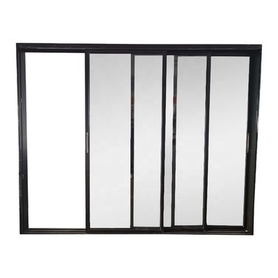 Porta deslizante de vidro de alumínio finalizada em estilo de design moderno para porta de pátio de segurança