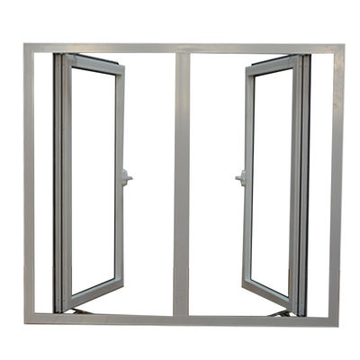 Swing Open Style European 50 Series Alumínio Casement Window Casa