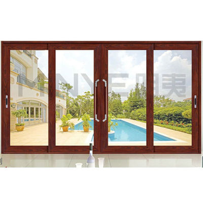 Porta de entrada de vidro de alumínio para porta de loja no exterior do shopping francês