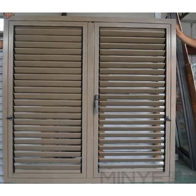 Cortinas de tela dobrável de liga de alumínio para função à prova de vento