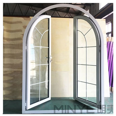 Customization Alumínio liga porta francesa para porta de arco para porta de casamento