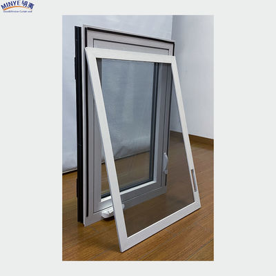 Grelha de Janela Moderna em Preto e Branco Design Janela de Casamento Americana com Perfil de 1,4 mm