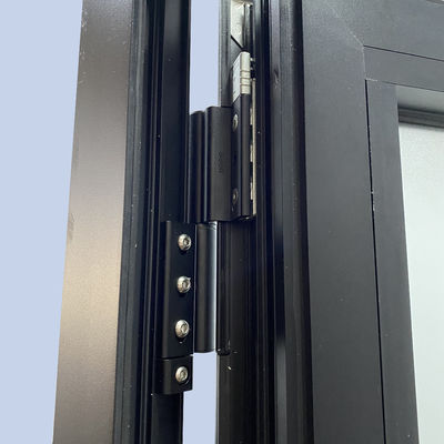 Portas de revestimento de liga de alumínio de design moderno com rede de tela de fibra de vidro impermeável