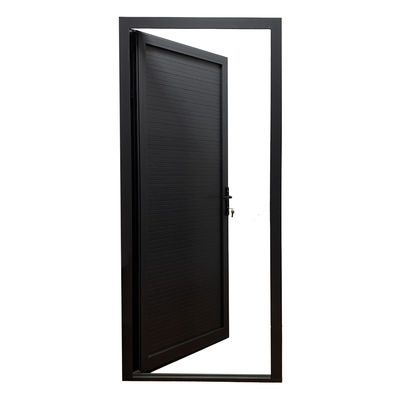 Estilo de Design Moderno Placa de Alumínio Cinza Porta Única para Portas de Casamento