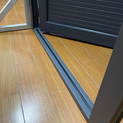 Estilo de Design Moderno Placa de Alumínio Cinza Porta Única para Portas de Casamento