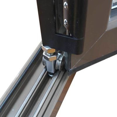 Acordeão Alumínio Vertical Windows dobrável com revestimento de energia e hardware chinês superior