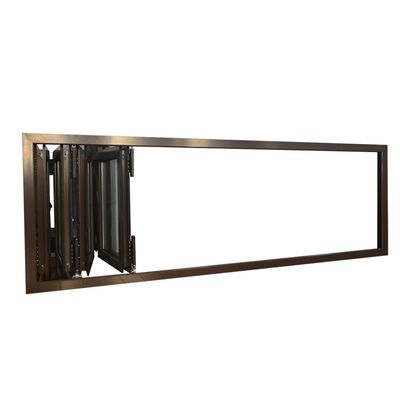 Acordeão Alumínio Vertical Windows dobrável com revestimento de energia e hardware chinês superior