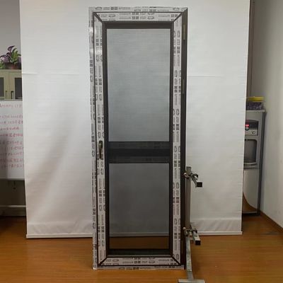 Porta de vidro minimalista com hardware chinês superior de alumínio janela de casamento de folha dupla
