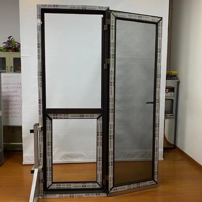 Porta de vidro minimalista com hardware chinês superior de alumínio janela de casamento de folha dupla