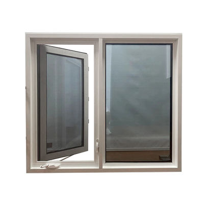 Grandes janelas de alumínio de ventilação com excelente vedação e isolamento sonoro