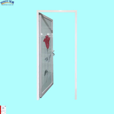 Porta de banheiro de alumínio de tamanho personalizado para isolamento térmico no banheiro