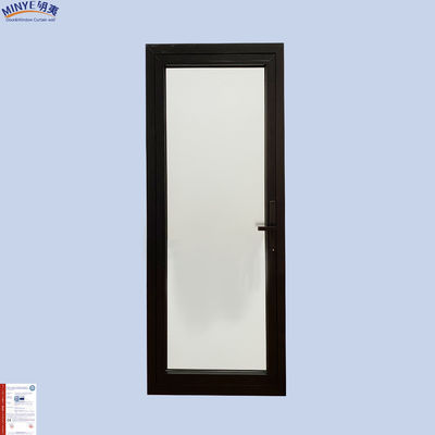 Porta de banheiro de alumínio de tamanho personalizado para isolamento térmico no banheiro