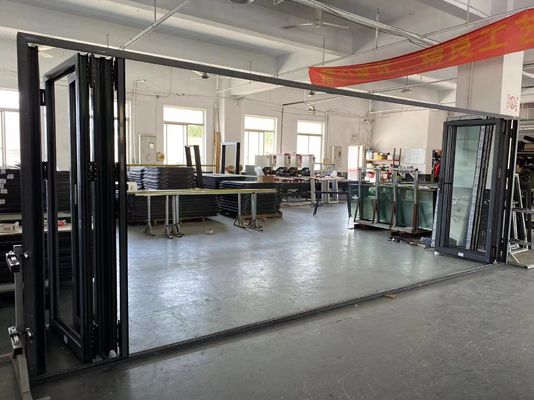 Porta dupla de vidro, à prova de som, exterior e interior, com liga de alumínio