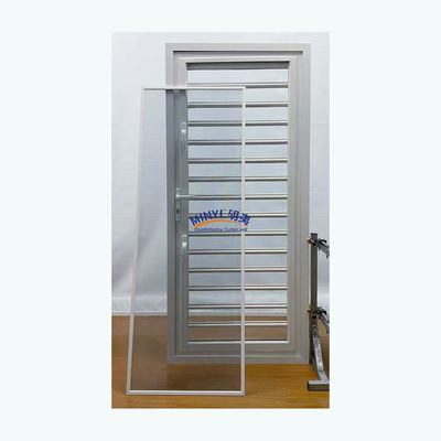Protecção contra tempestades exterior Persianas de alumínio Material principal Alumínio para porta de vidro